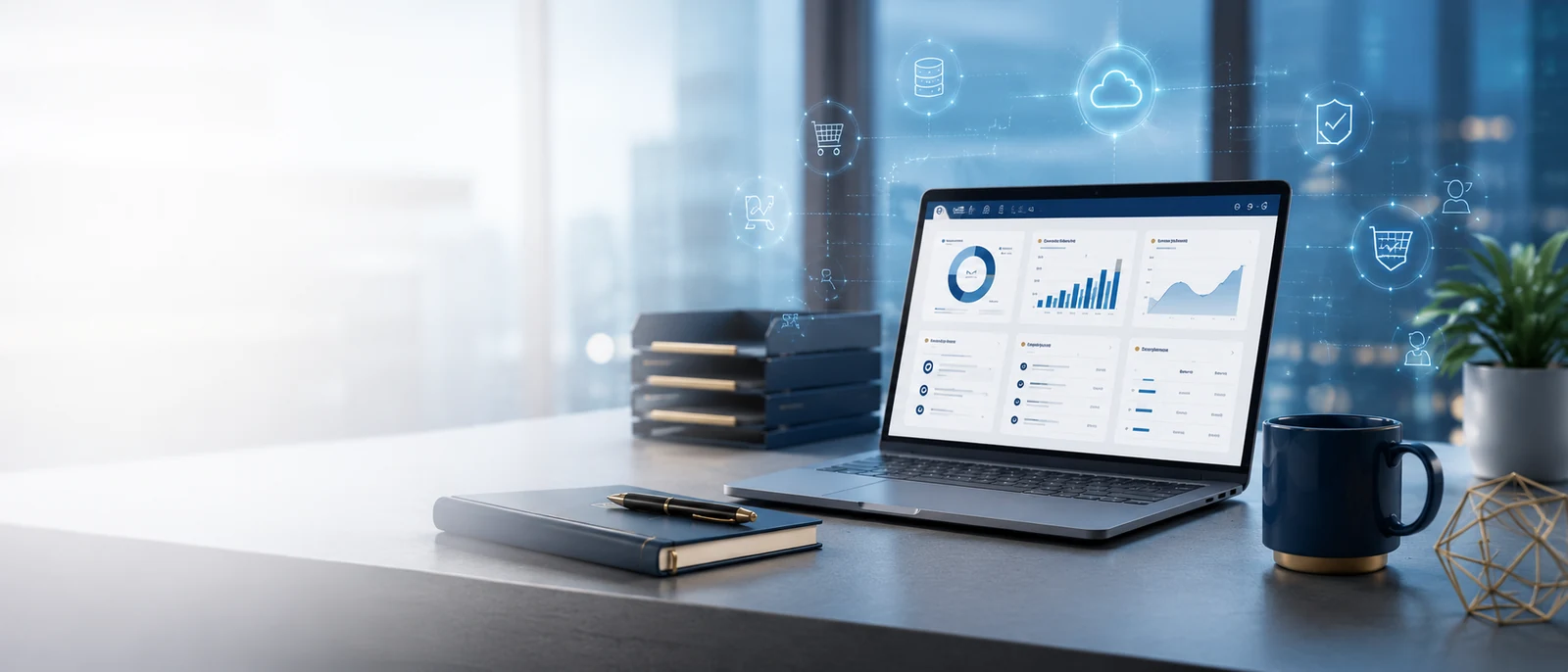 KI-generierte Darstellung für License Management as a Service